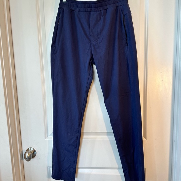 Public Rec All Day Every Day Navy Straight Leg Pants, 30W/32L - Picture 9 of 10
